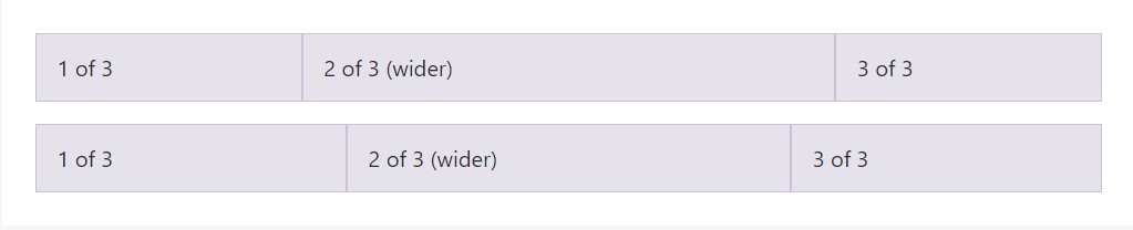  Initiating one column width