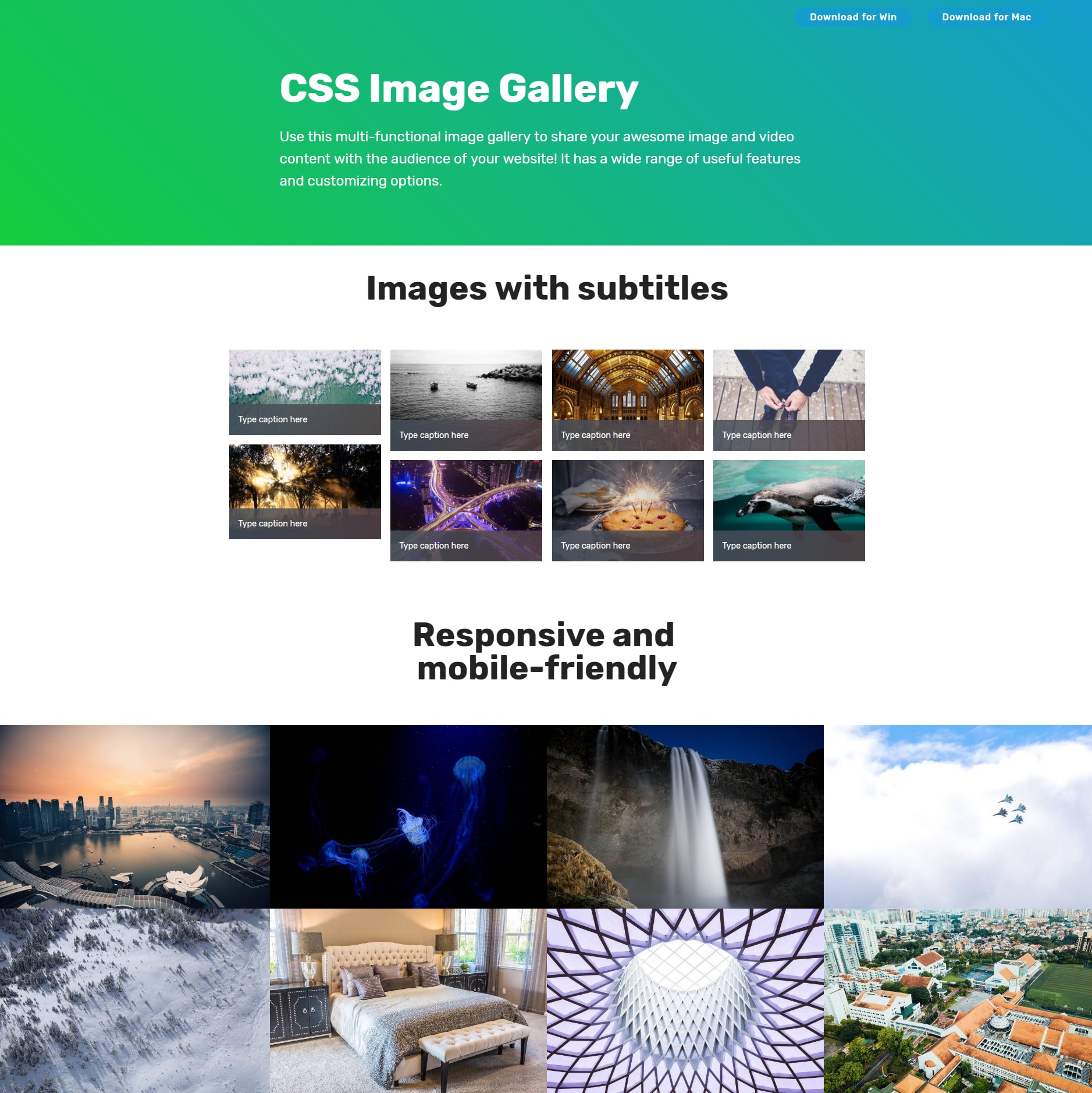 JavaScript Bootstrap Picture Gallery