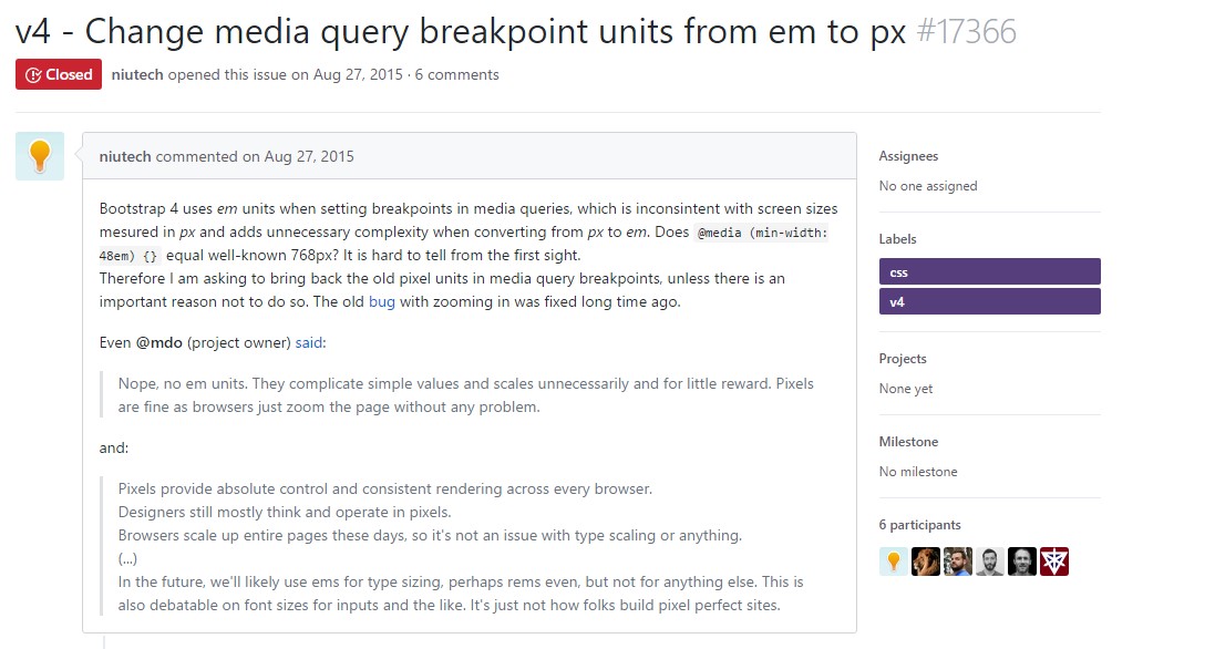  Modify media query breakpoint units from <code></div>em</code> to <code>px</code>