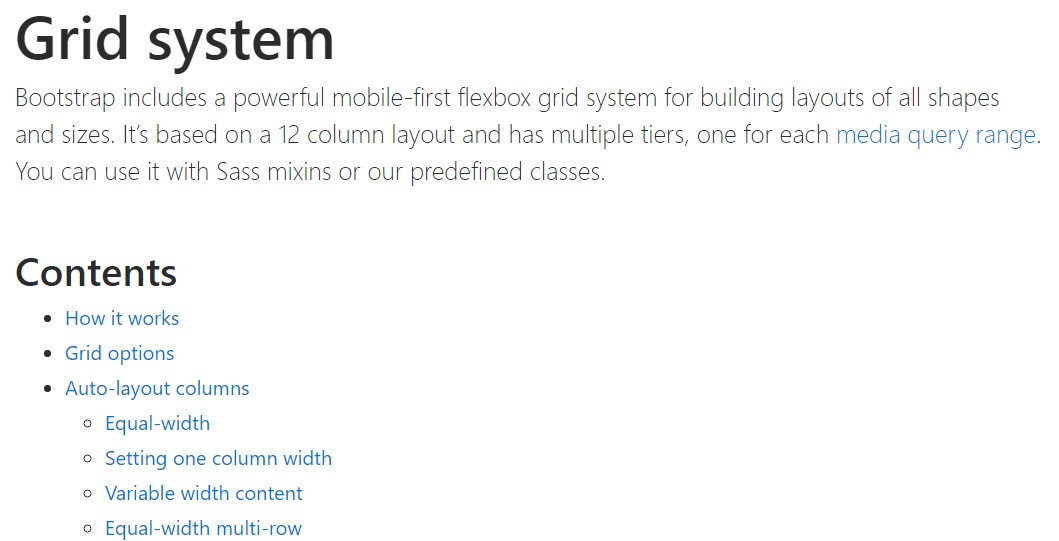 Bootstrap grid  formal  records