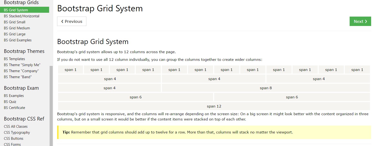 Bootstrap grid tutorial