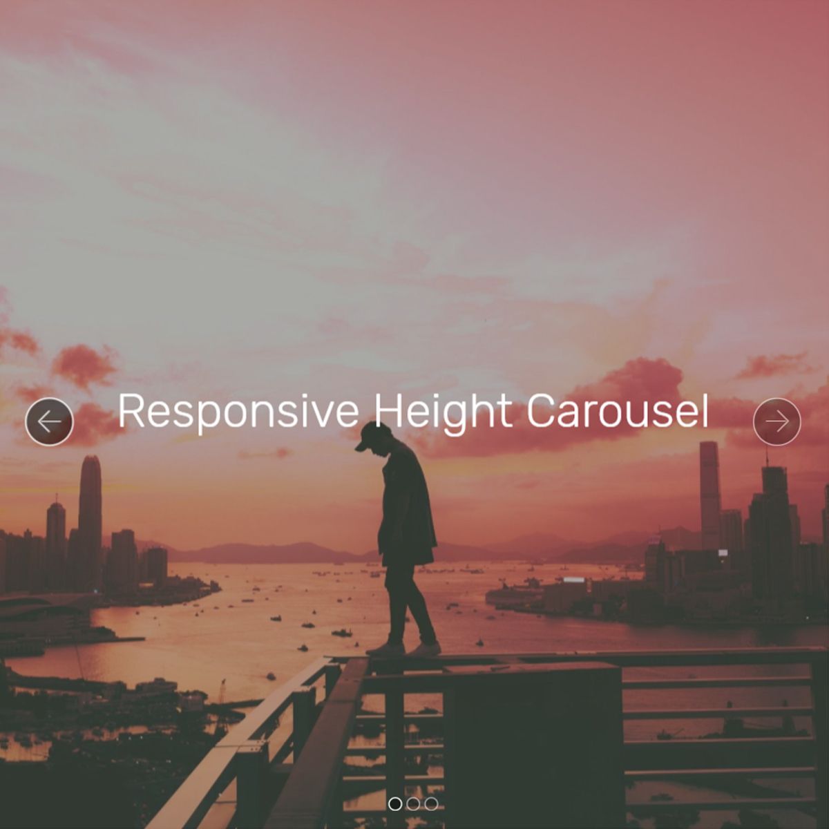 HTML5 Bootstrap Photo Carousel